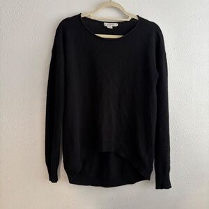 Christopher Fischer 100% Cashmere Black Crew Neck Sweater